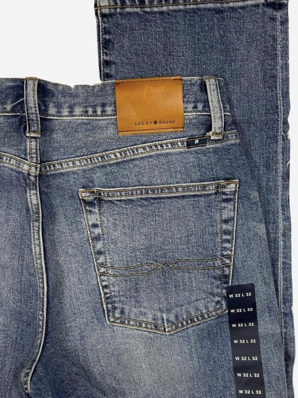 NWT Lucky Brand Men's Medium Blue Slim Straight Jeans - Picture 6 of 7